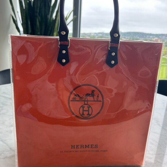 Hermès tote made from authentic paper bag - Picture 2 of 3